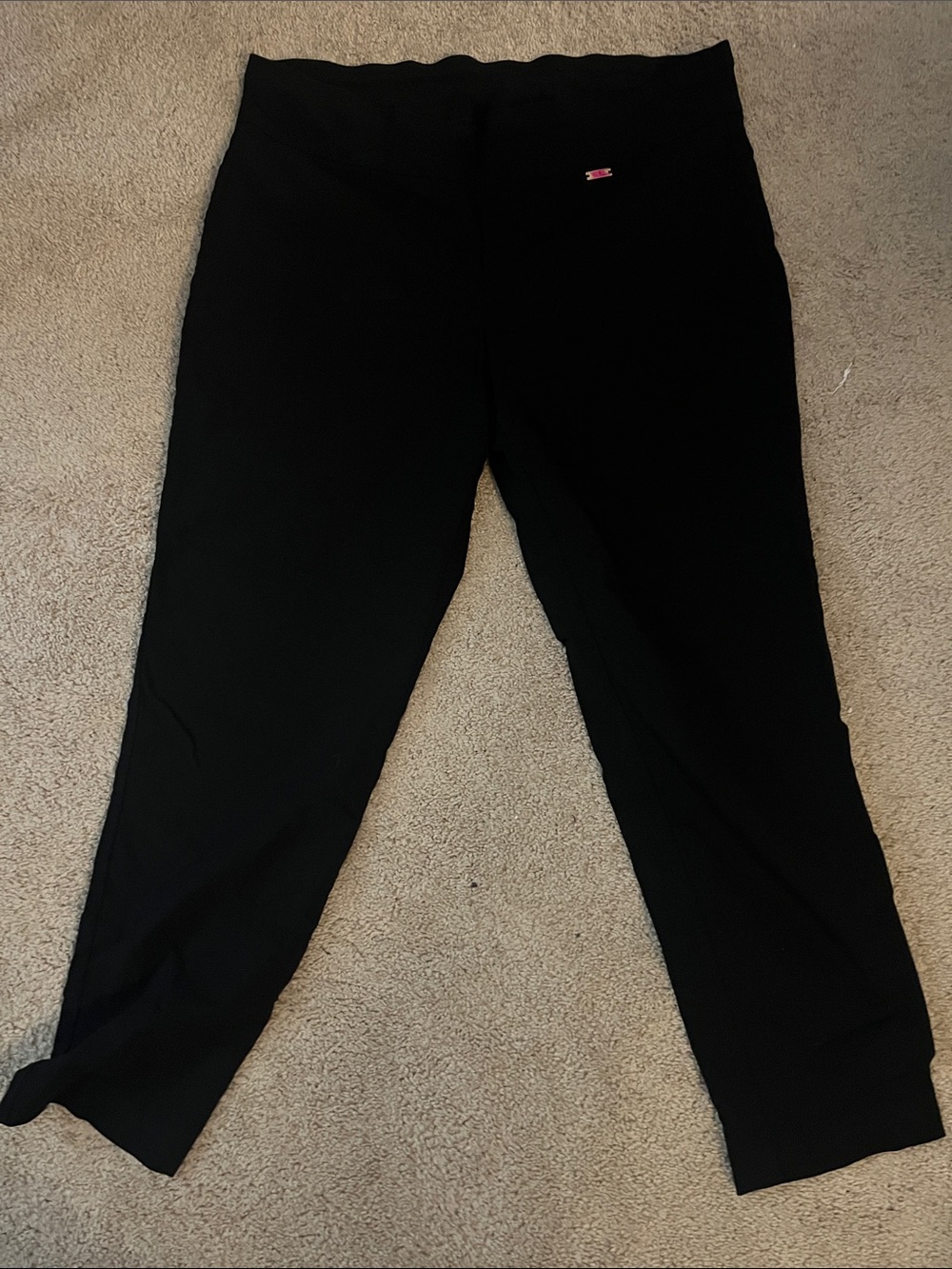 INC International Concepts Black Pull-On Ponte Pants